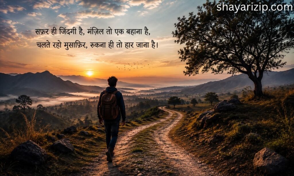 Safar Shayari in Hindi┬а