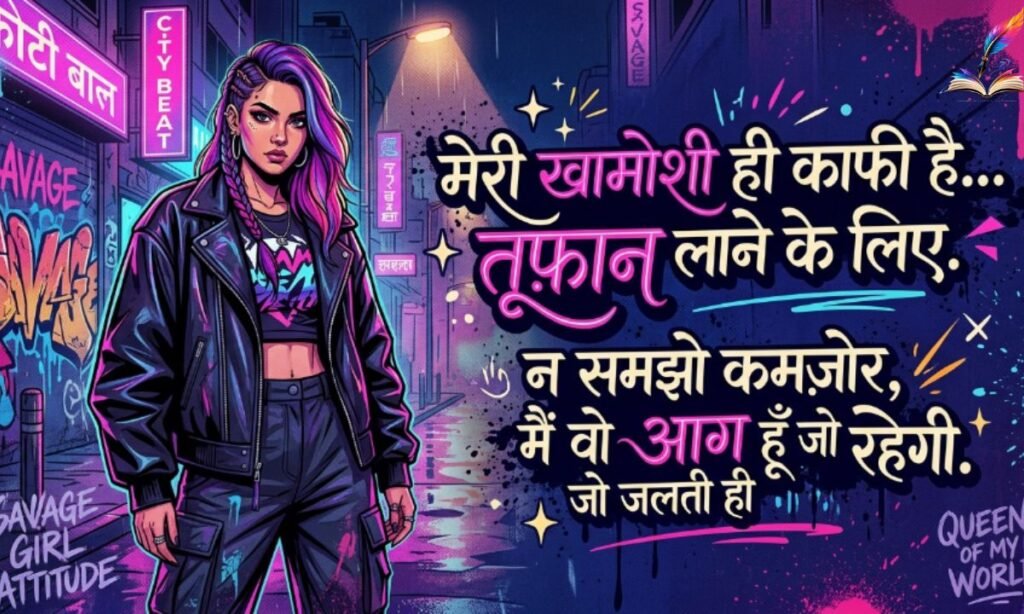 Savage Girl Attitude Shayari