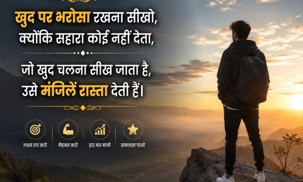 Self Motivational Shayari in Hindi