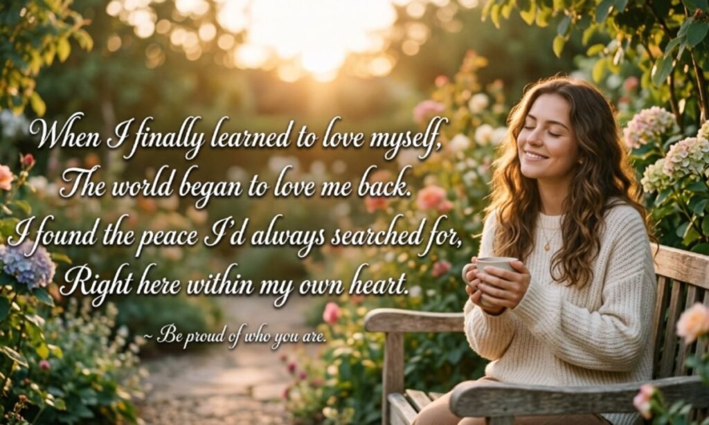 Self love shayari in english for instagram