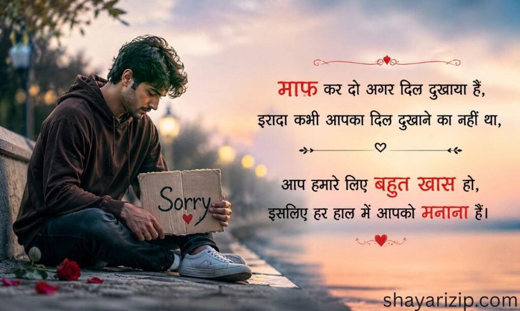 Sorry Shayari in Hindi