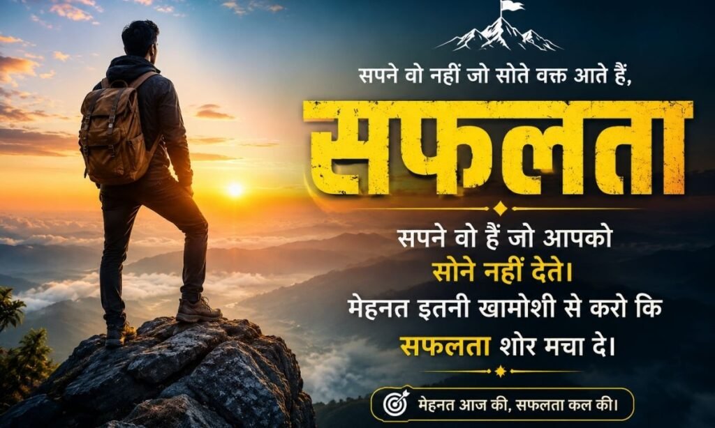 Success Motivational Shayari in Hindi