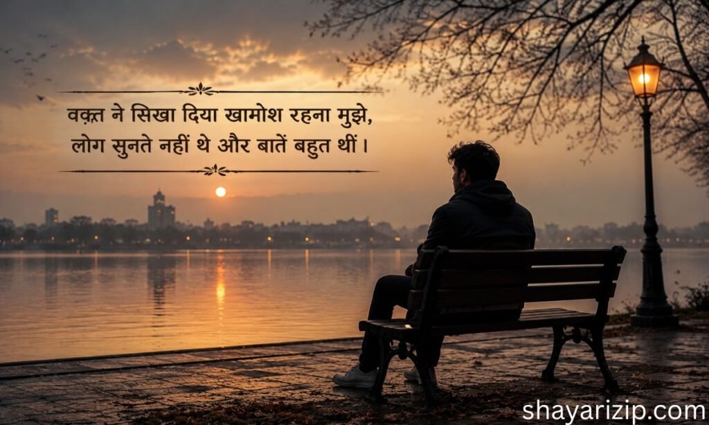 Waqt Khamoshi Shayari