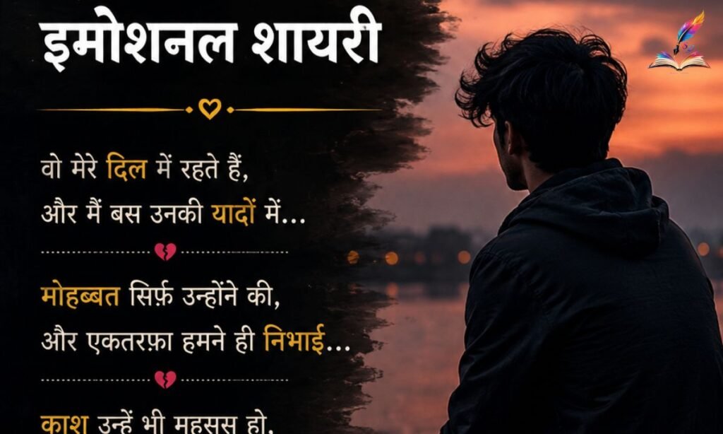 गहरी एकतरफ़ा इमोशनल शायरी