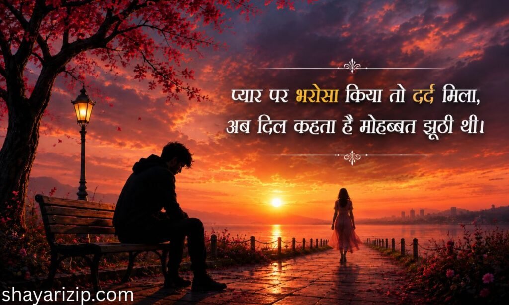 प्यार पर भरोसा शायरी