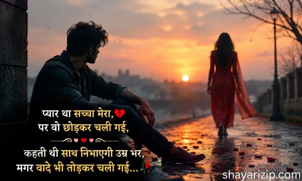 प्यार में छोड़कर जाने वाली शायरी 