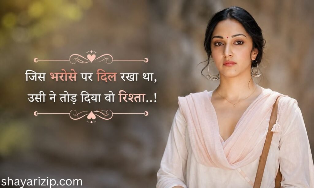 भरोसा तोड़ने वाली शायरी Love