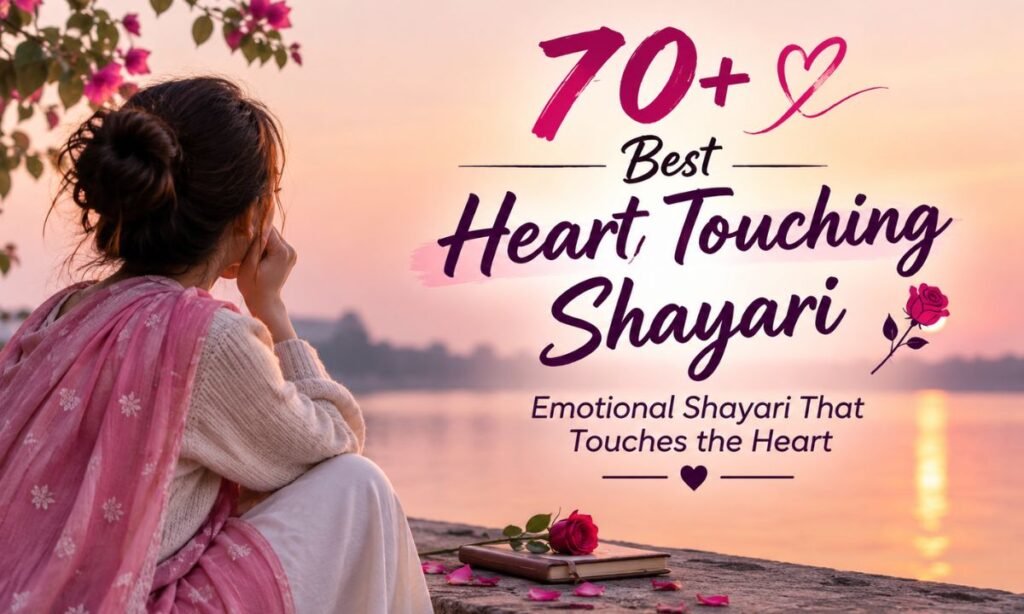 70+ Best Heart Touching Shayari (2026) Emotional Shayari That Touches the Heart