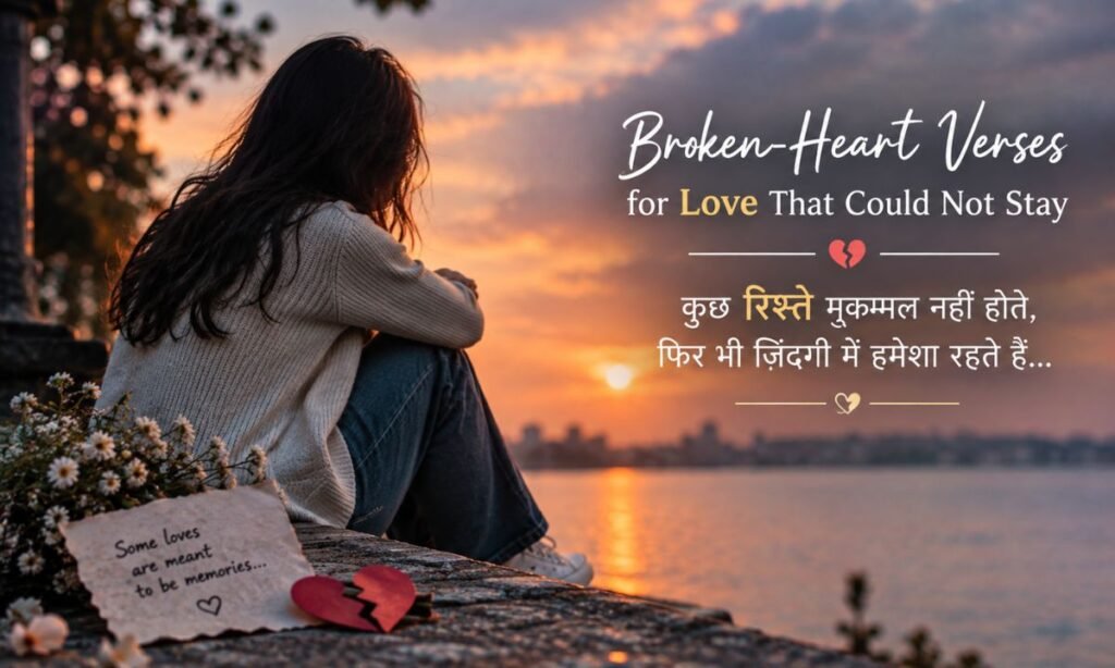 Broken-Heart Verses for Love That Could Not Stay