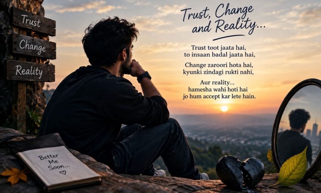 Deep Shayari About Trust, Change and Reality of Life