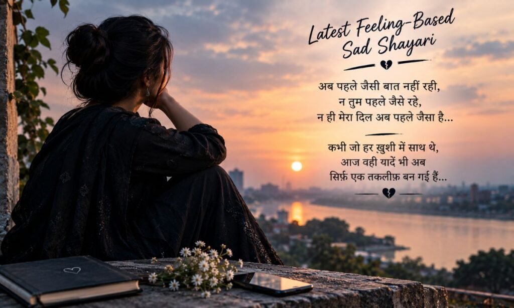 Latest Feeling-Based Sad Shayari for Status and Captions