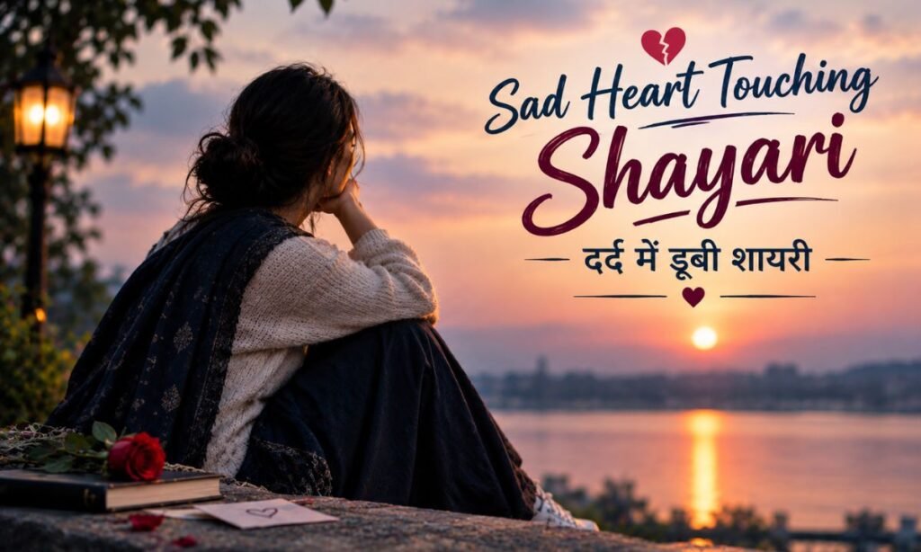 Sad Heart Touching Shayari – दर्द में डूबी शायरी