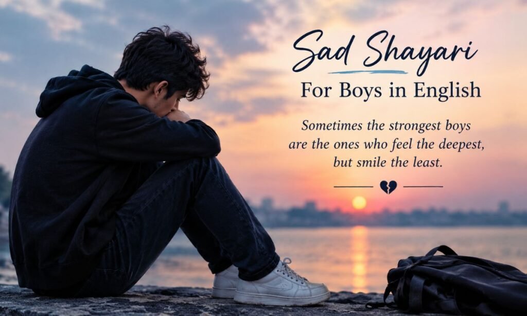 Sad Shayari For Boys in English