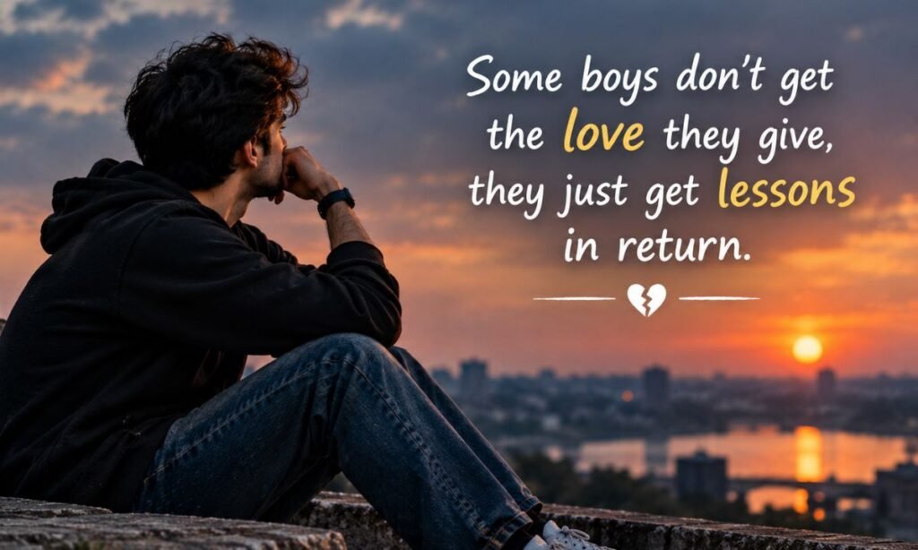 Sad Shayari For Boys in English