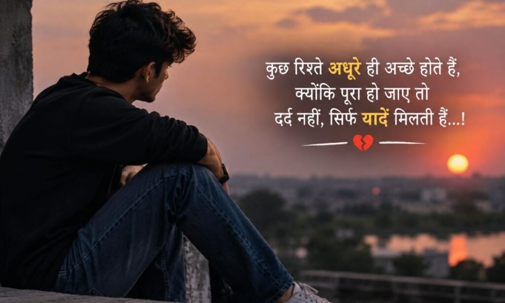 Sad Shayari Status in Hindi