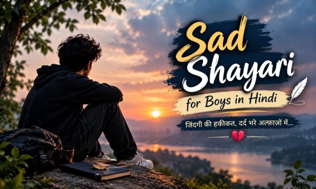 Sad Shayari for Boys in Hindi on Life