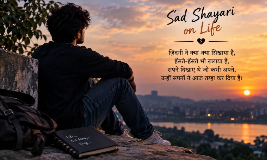 Sad Shayari on Life Sad shayari in Hindi on life