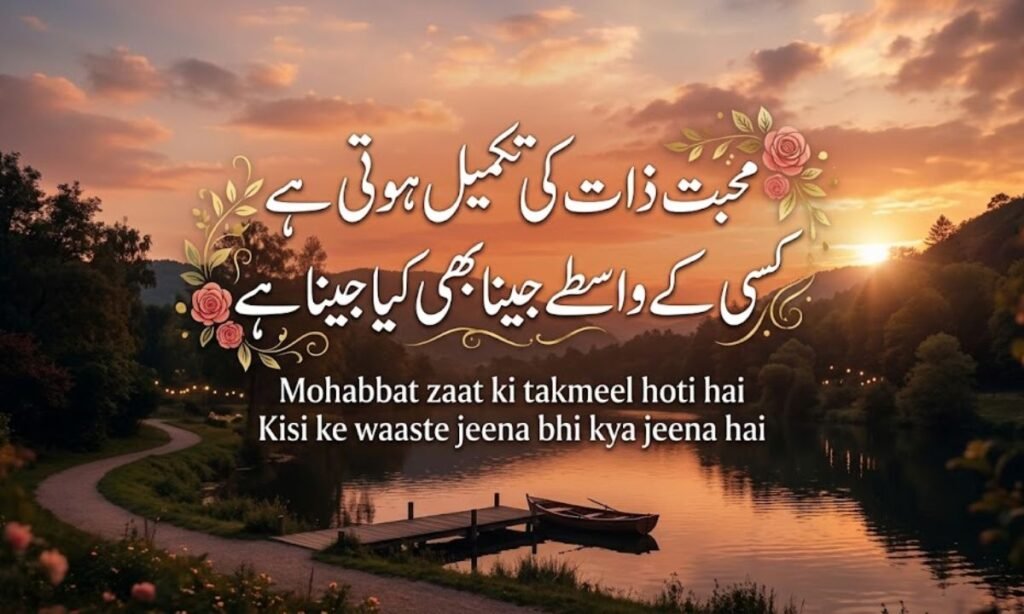 Urdu shayari mohabbat love