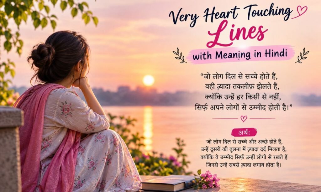Very Heart Touching Lines with Meaning in Hindi