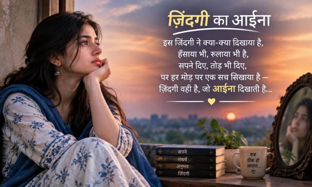 Very Heart Touching Shayari on Life – ज़िंदगी का आईना