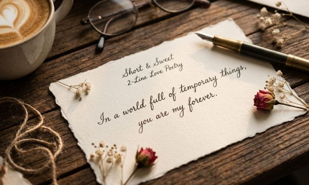 Short & Sweet 2 Line Love Poetry