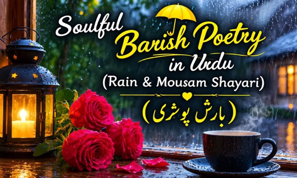 Soulful Barish Poetry in Urdu (Rain & Mousam Shayari) (بارش پوئٹری) 