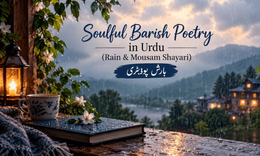 Soulful Barish Poetry in Urdu (Rain & Mousam Shayari) (بارش پوئٹری) 
