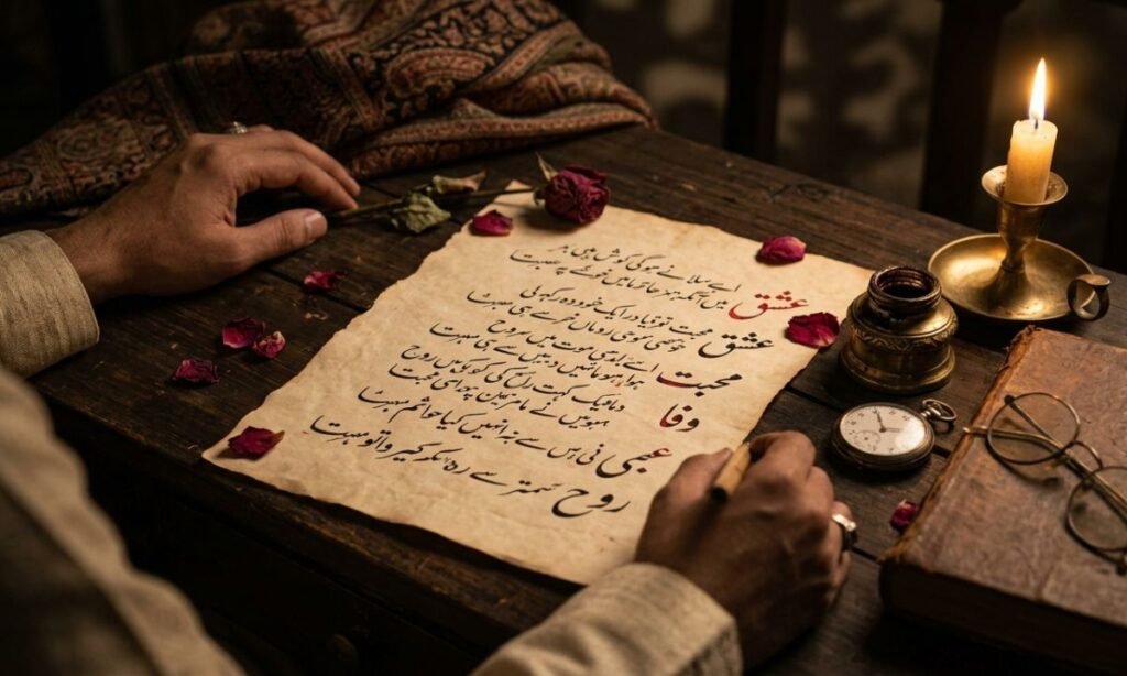 Soulful Devotion Deep Poetry in Urdu for Love